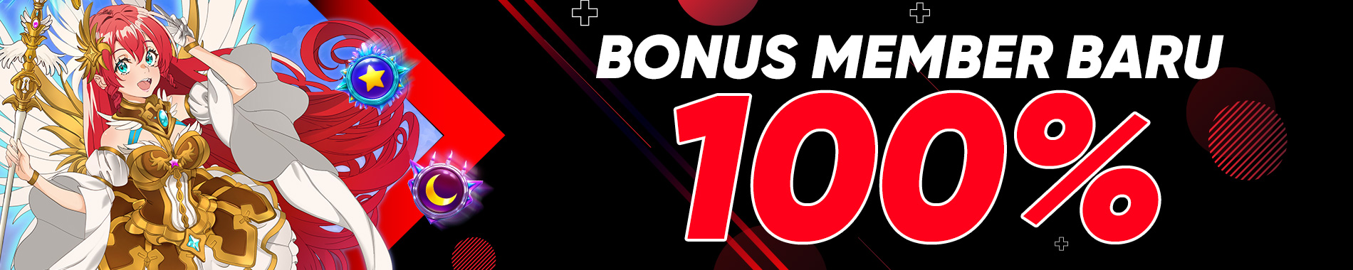 BONUS SPESIAL NEW MEMBER 100% LANGSUNG KLAIM DIDEPAN (KHUSUS SLOT)
